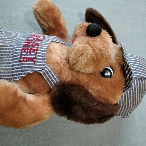 Vintage Knickerbocker Casey Jones Plush  Animals of Distinction Train Conductor - Picture 3 of 9